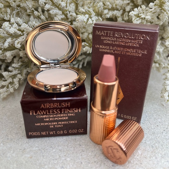 Charlotte Tilbury Other - ***SOLD*** NIB-Mini Set of Charlotte Tilbury - Matte Lipstick and Airbrush